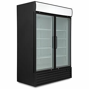 Blizzard GDF1200 Double Door Upright Freezer Merchandiser, 1134 Litres