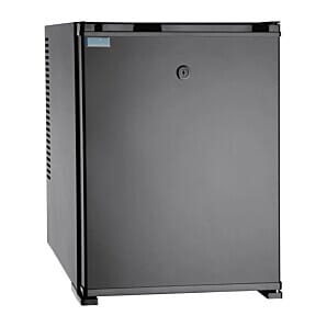 Front view of the Polar GE579 G-Series Hotel Room Mini Fridge