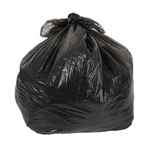 Jantex Large Medium Duty Black Bin Bags 80Ltr (Pack of 10) - (Code: GE789)