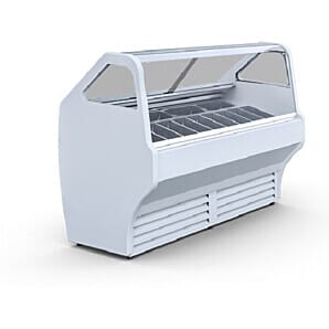 Igloo GELATTI1000 Gelatti Soft Scoop Ice Cream Display, 8 x 5 Litre Napoli Pans