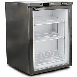 Blizzard GF140 Glass Single Door Froster, 105 Litres