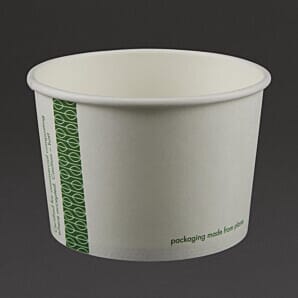 Vegware Compostable Hot Food Pots 230ml / 8oz (Pack of 1000) - (Code: GH027)