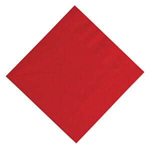 Duni Lunch Napkin Red 33x33cm 3ply 1/4 Fold (Pack of 1000) - (Code: GJ104)