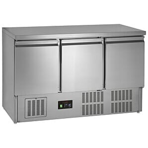 G-Line GS365ST 3 Door Stainless Steel Gastronorm Counter, 700 Litres