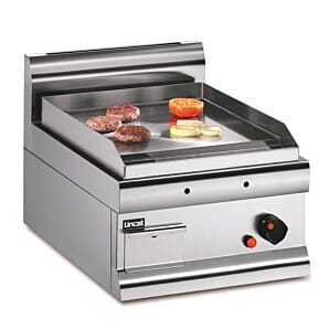 Lincat GS4/N Silverlink 600 Natural Gas Counter-top Griddle - Steel Plate - W 450 mm - 5.4 kW