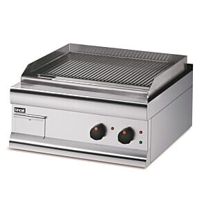 Lincat GS6/TFR Silverlink 600 Electric Counter-top Griddle - Twin Zone - Fully-Ribbed Plate - W 600 mm - 4.0 kW
