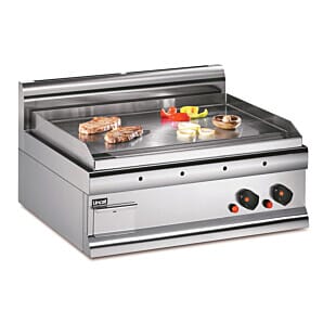 Lincat GS7/N Silverlink 600 Natural Gas Counter-top Griddle - Steel Plate - W 750 mm - 7.5 kW