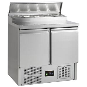 G-Line GSS20 2 Door Gastronorm Saladette Counter, 228 Litres