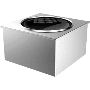 Chefsrange GXDIIHW-3 Drop In Wok Single Induction Hob, 3kW