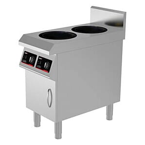 Chefsrange GXIH2-3B Floorstanding 2 Ring Induction Hob, 2 x 3kW