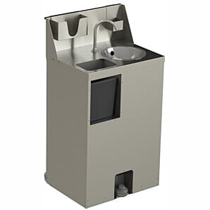 Front view of the Hallco RHAMHWS+ Handwash Sink
