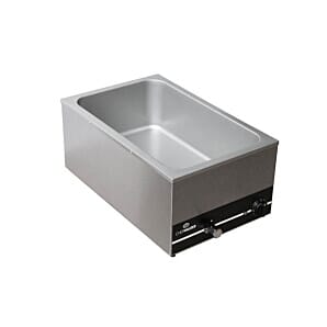 Chefmaster HEA758 Electric Wet Heat Well Bain Marie With Tap, 1/1GN