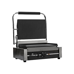 Chefmaster HEA790 Double Flat Contact Electric Griddle, 2 x 1.8kW