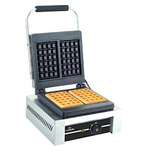 Chefmaster HEB081 Stainless Steel Waffle Iron, 1.50kW