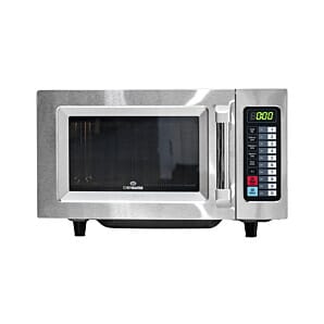 Chefmaster HEB082 Stainless Steel Programmable Microwave, 1000W