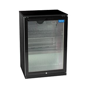 Arctica HEC814 Hinged Black Single Door Bottle Cooler, 120 Litres