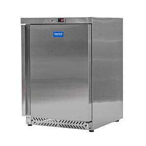 Arctica HEC907 Single Door Medium Duty Stainless Steel Undercounter Fridge, 143 Litres