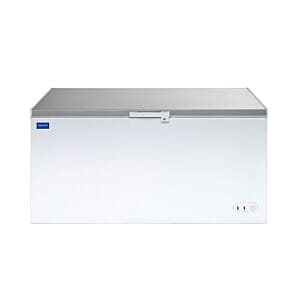 Arctica HEC917 White Commercial Chest Freezer With Stainless Steel Lid, 465 Litres