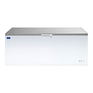 Arctica HEC918 White Commercial Chest Freezer with Stainless Steel Lid, 568 Litres