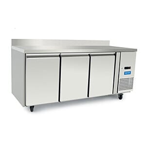 Arctica HEF141 HD 3 Door Refrigerated Preparation Counter, 420 Litres