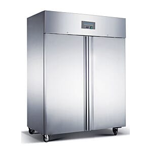 Arctica HEF545 Double Door Medium Duty Stainless Steel Upright Freezer, 1200 Litres