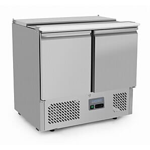 Arctica HEF568 2 Door Refrigerated Saladette Prep Counter, 300 Litres