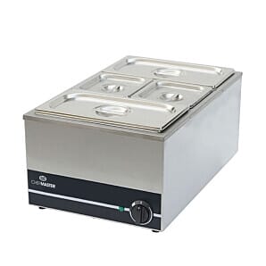Chefmaster HEF576 1/1GN Electric Wet Heat Well Bain Marie With Pans