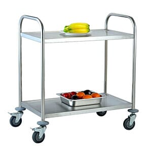 Connecta HEG365 Self Assembly 2-Tier Service Trolley