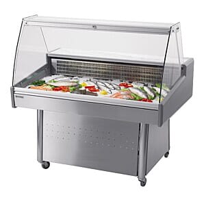 Mafirol HERA FISH SS 1500 CB VCR Counter Top Fish Display Case, 1510mm