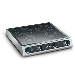 Lincat IH42 Electric Counter-top Induction Hob - 4 Zones - W 600 mm - 2 x 3.0 kW