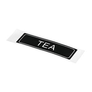 Adhesive Airpot Label - Tea - (Code: K702)
