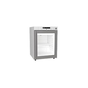 Hoshizaki Compact KG220L DR G U Glass Single Door White Undercounter Display Fridge, 123 Litres