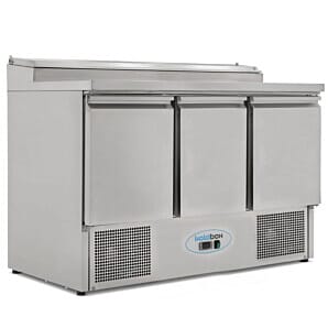 Koldbox KXCC3-SAL Preparation Counter with Raised Collar