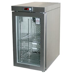 Osborne MM2SC GSS INT Stainless Steel Single Door Countertop Display Fridge, 15 Litres