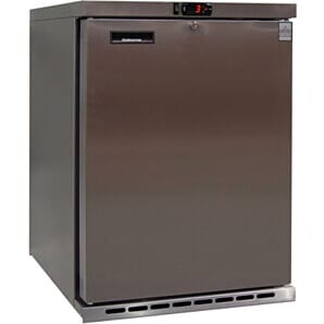 Osborne 161ES SSS eColdN Single Door Stainless Steel Undercounter Display Fridge, 95 Litres