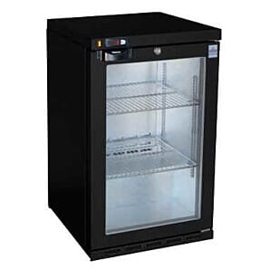 Osborne Model 30ES GBL Black Single Door Bottle Cooler, 94 Litres