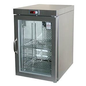 Osborne MM3SC GSS INT Stainless Steel Single Door Countertop Display Fridge, 23 Litres