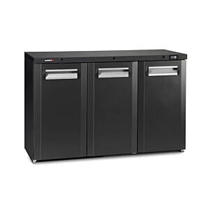 Gamko Maxiglass LG3/315 Hinged Solid Anthracite Triple Door Undercounter Bottle Cooler, 338 Litres