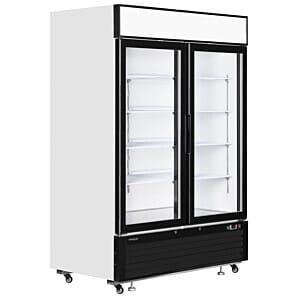 Interlevin LGC5000 Double Door Glass Display Fridge, 1108 Litres