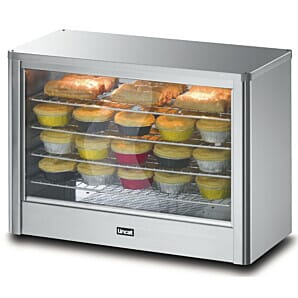 Lincat LPW/LR Seal Counter-Top Heated Pie Cabinet w/ Illumination & Humidity Feature 0.8kW