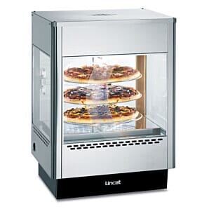 Lincat UM50 Seal Upright Counter-Top Heated Merchandiser w/ Rotating Rack Stocked