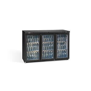 Gamko Maxiglass MG3/315G Hinged Triple Glass Door Undercounter Bottle Cooler 315ltrs