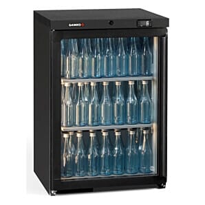 Gamko Maxiglass MG3/150LG Left Hand Hinged Undercounter Glass Door Bottle Cooler 150ltrs