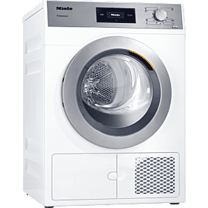 Front view of the Miele PDR507EL Performance Commercial Vented Dryer, 7kg