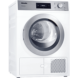 Front view of the Miele PDR307HP Evolution Commercial Heat Pump Dryer, 7kg