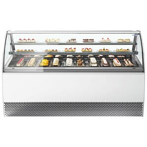 ISA MILLENNIUM LX220 PAS Serve Over Counter for Patisserie, 2156mm