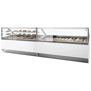 Front view of the ISA MILLENNIUM ST220 PAS Serve Over Counter for Patisserie, 2156mm
