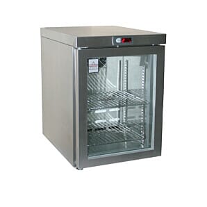 Osborne MM10 GSS Stainless Steel Single Door Countertop Display Fridge, 62 Litres
