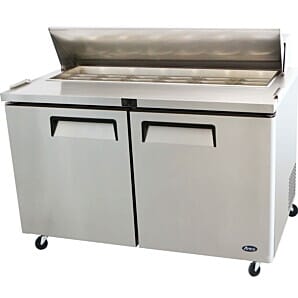 Atosa MSF8303GR Heavy Duty 2 Door Preparation Counter 487ltrs