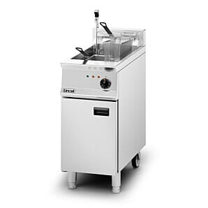 Lincat OE8114/OP Opus 800 Electric Free-standing Single Tank Fryer with Pumped Filtration - 2 Baskets - W 400 mm - 14.0 kW